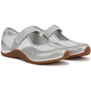 Dr. Scholl's Silver and White Athletic Shoes